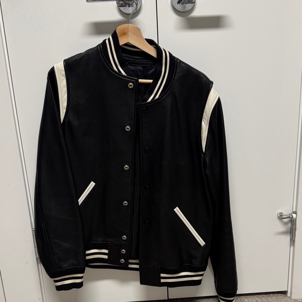 Coach lamb leather Varsity Jacket